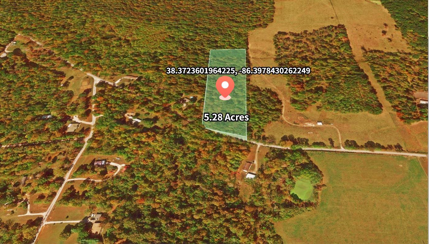 5.28 Acres Treed Lot to Build or Invest, Marengo, IN 47140