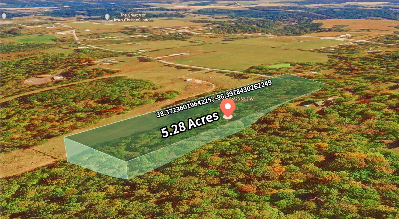 5.28 Acres Treed Lot to Build or Invest, Marengo, IN 47140