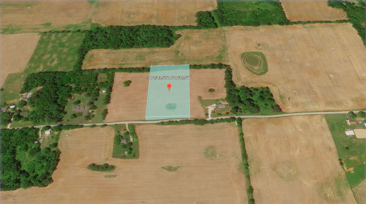 5 Acres to Build or Investment, New Salisbury, IN 47161 CheapLandFarm