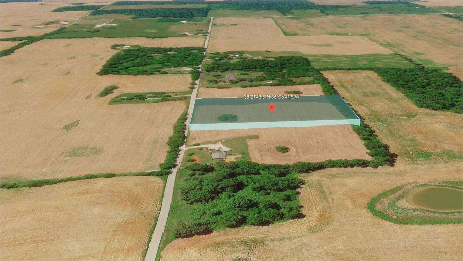 5 Acres to Build or Investment, New Salisbury, IN 47161 CheapLandFarm
